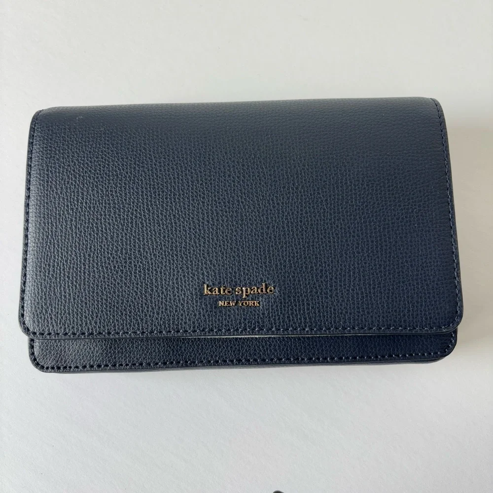 NWT‎ Kate Spade Sylvia Wallet on Chain Crossbody Bag Blue Going out / Party Bag